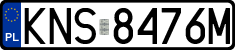 License plates of Poland, Regular car plates
