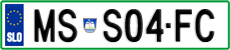 License plate of Slovenia, Vanity Plates