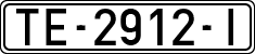License plates of Spain, 1971 year series