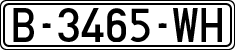 License plates of Spain, 1971 year series