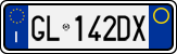 License plate of Italy, Cars (1994 year series)
