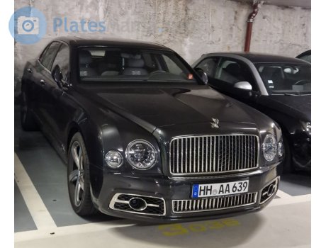 HH AA 639, Bentley Mulsanne