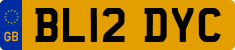 License plate of the United Kingdom, 2001 year system