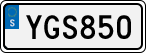 License plate of Sweden, Regular plates
