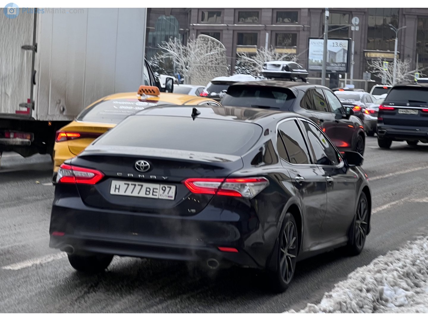 н 777 ве 97, Toyota Camry 8th gen (XV70), 2017–