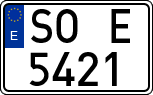 License plates of Spain, 1971 year series