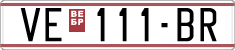 License plate of North Macedonia, Regular plates (1993)
