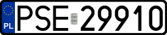License plates of Poland, Regular car plates