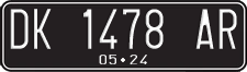 License plate of Indonesia, Regular plates