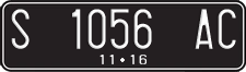 License plate of Indonesia, Regular plates