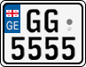 License plate of Georgia, Motorcycles (2014)