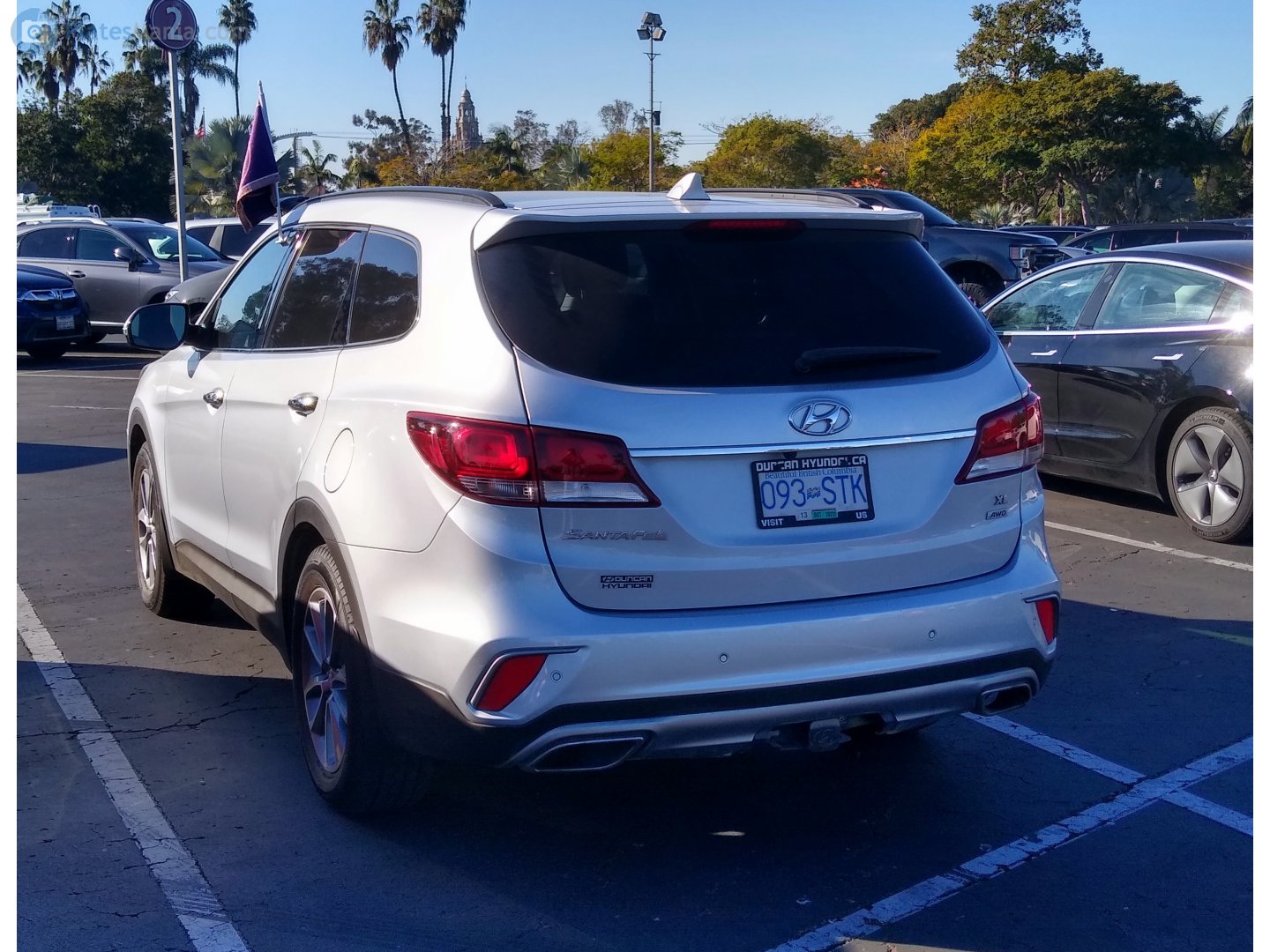 093-STK, Hyundai Santa Fe 3rd gen (Grand) Santa Fe (XL) (NC), facelift, 2015–2019