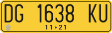 License plate of Indonesia, Commercial vehicles
