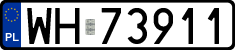 License plates of Poland, Regular car plates