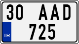 License plate of Turkey, Regular plates