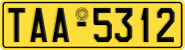 License plate of Greece, Taxi