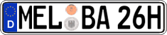 German license plate, Plates for oldtimers (type 