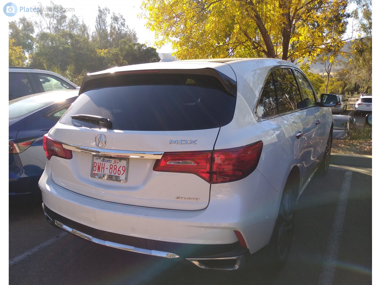 BWH-8869, Acura MDX 3rd gen (YD4), facelift, 2016–2021