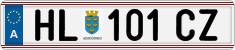 License plate of Austria, Regular plates