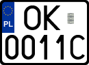License plates of Poland, Regular car plates