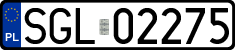 License plates of Poland, Regular car plates