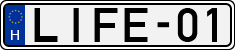 license plates of Hungary, Vanity Plates (1990)