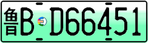 License plate of China, Electric vehicles