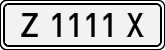 License plates of Spain, 1971 year series