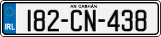 License plate of Ireland, Regular plates