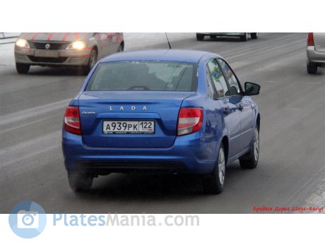 а939рк122, Lada (VAZ) 2190 Granta