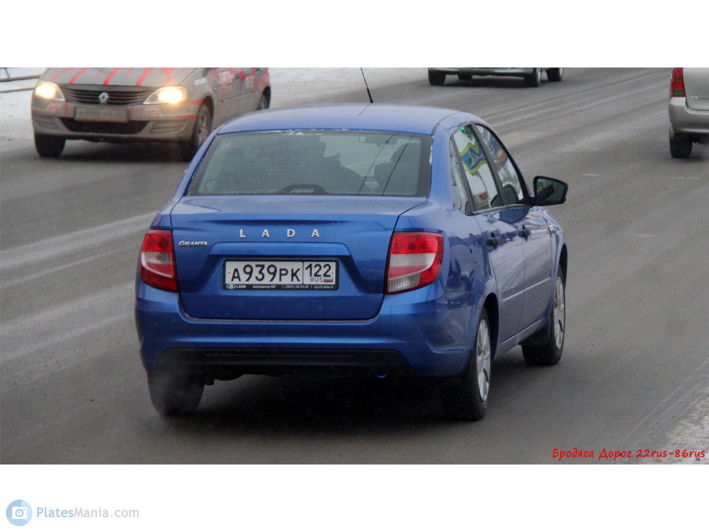 а 939 рк 122, Lada (VAZ) 2190 Granta 2190, facelift, 2018–