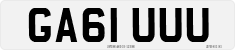 License plate of the United Kingdom, 2001 year system