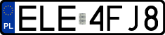 License plates of Poland, Regular car plates