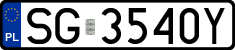 License plates of Poland, Regular car plates