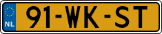 License plate of the Netherlands, Trailers