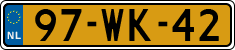 License plate of the Netherlands, Trailers