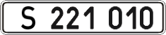 License plate Ukraine, Diplomatic