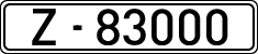 License plates of Spain, 1900 year series