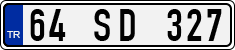 License plate of Turkey, Regular plates