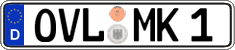 German license plate, Regular plates