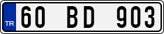 License plate of Turkey, Regular plates