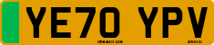 License plate of the United Kingdom, 2001 year system