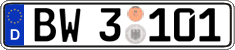 German license plate, Authorities and federal agencies