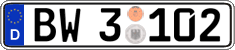 German license plate, Authorities and federal agencies