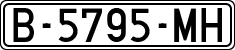 License plates of Spain, 1971 year series