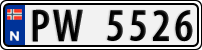 License plate of Norway, Trailers, motorcycles, special vehicles