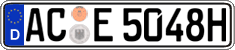 German license plate, Plates for oldtimers (type 