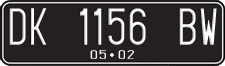 License plate of Indonesia, Regular plates