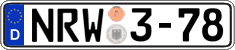 German license plate, Regional authorities