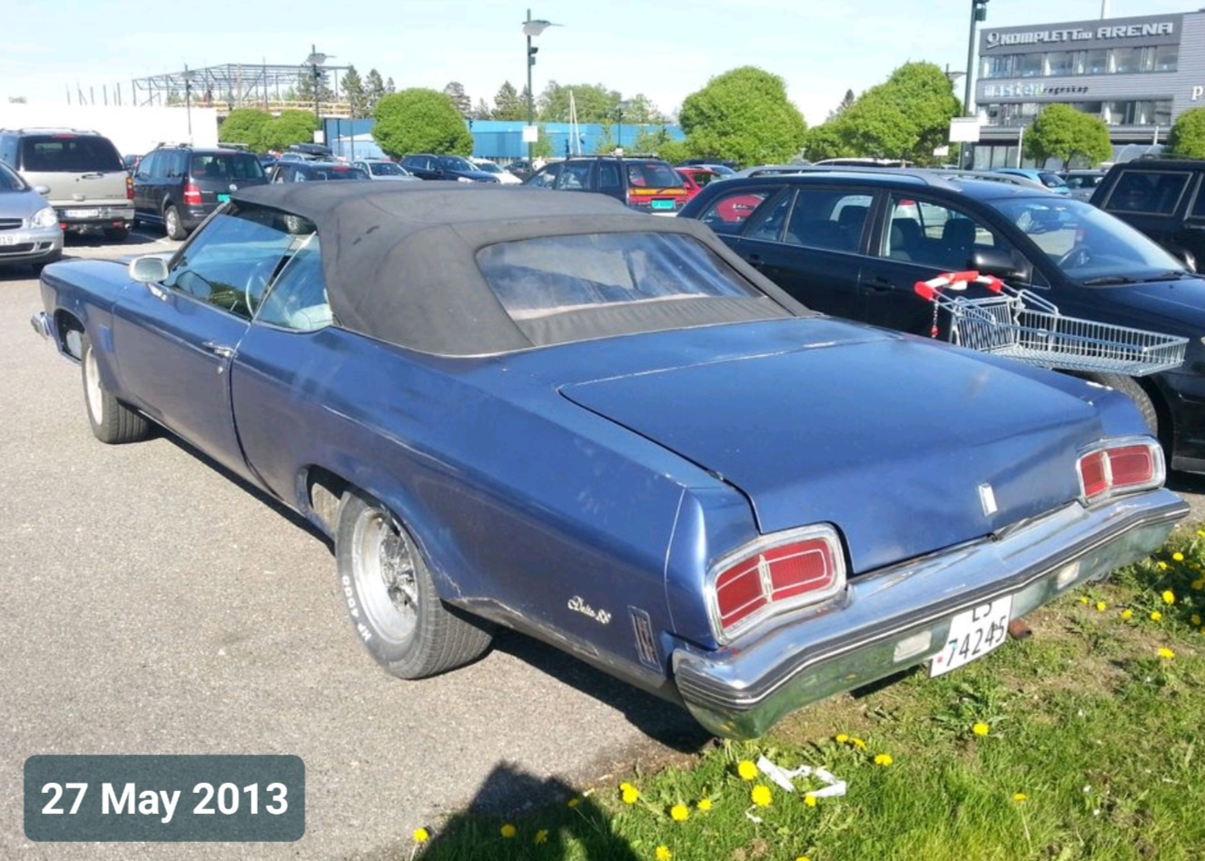 LS 74245, Oldsmobile 88 7th gen 1971 2-door Hardtop (6647; B-body), 1970–1971